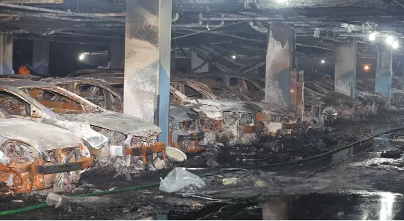 청라 벤츠 화재